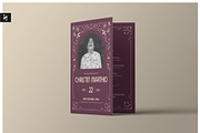 Classic Floral Funeral Program, a Brochure Template by Neermana (Thumbnail 1 of 4)