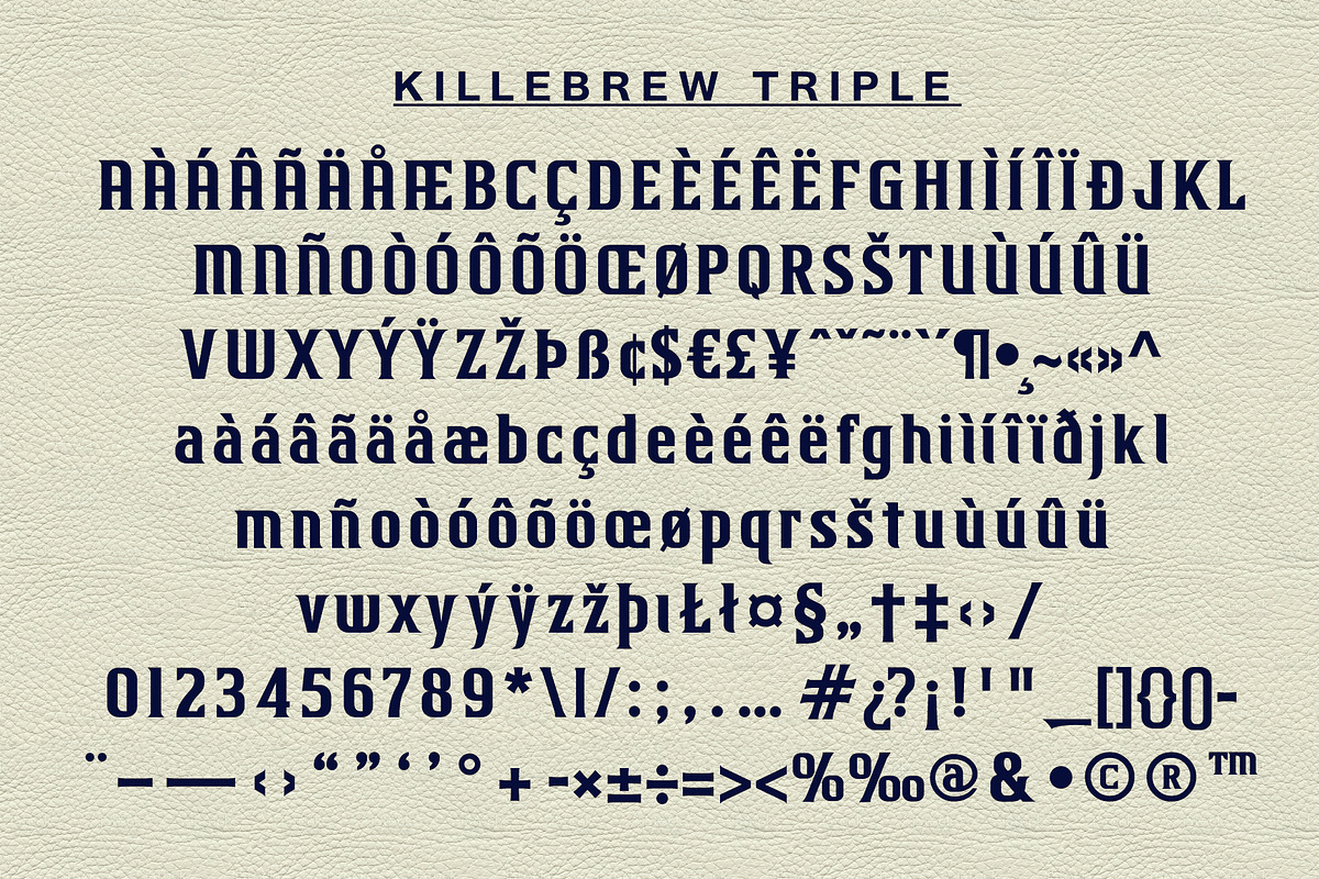 Killebrew Triple | Athletic Typeface, a Serif Font by StudioWorks (Photo 6 of 7)