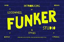Funker | Handdrawn Typeface