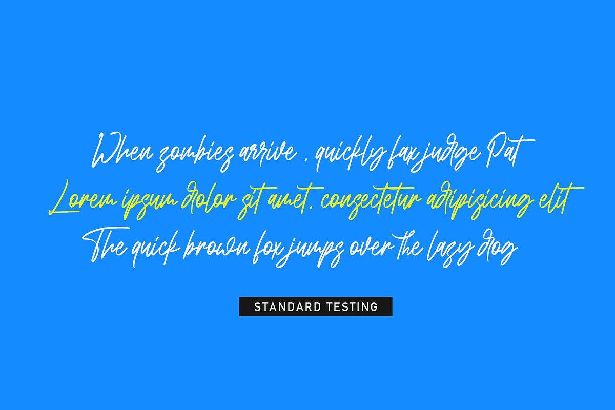 Bandoong - Modern Script Font preview 6