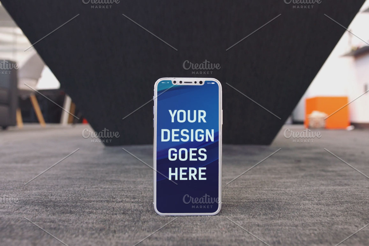 Apple iPhone X Mock-up Pack, an iPhone Mockup by Laura (Photo 4 of 5)