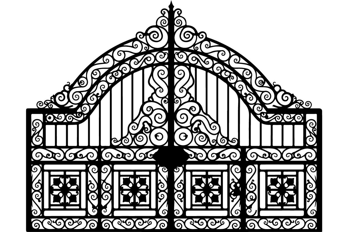 Elegant Ornamental Wrought Iron, a Graphic by Designer_Momina (Photo 20 of 20)
