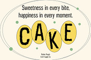 Robine Rough, a Sans Serif Font by Craft Supply Co. (Thumbnail 2 of 8)