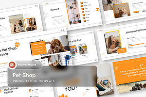 Pet Shop Presentation PowerPoint, a Presentation Template by Antstheme