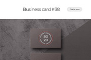 Business Card Mockup Template Bundle, a Business Card Template by PrintPixel (Thumbnail 67 of 104)