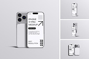 Iphone 17 Pro Mockup, an iPhone Mockup by Afif_studio (Thumbnail 1 of 5)