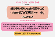 Penny & The Cherry Bomb, a Sans Serif Font by BlueRobinDesignShop (Thumbnail 13 of 15)