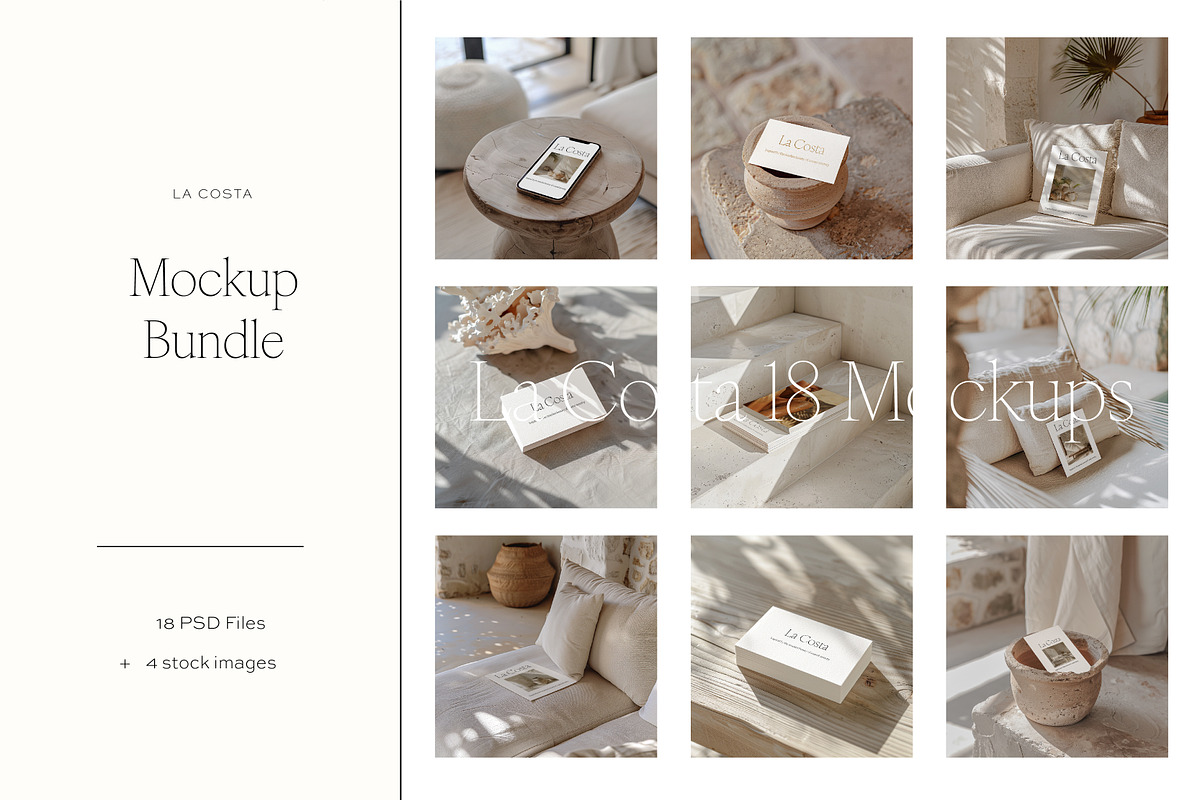 La Costa Mockup Bundle, a Product Mockup by Alubia design (Photo 2 of 3)