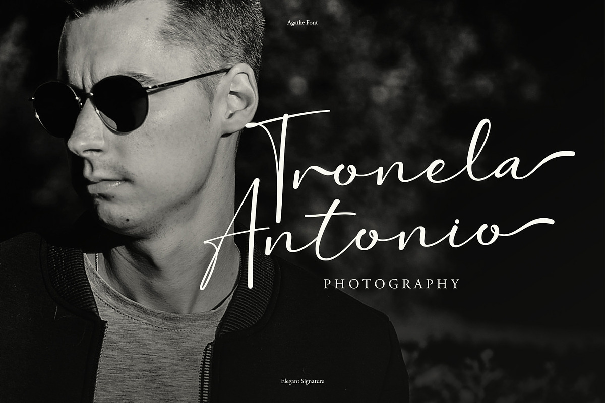 Agathe - Handwritten Font, a Sans Serif Font by Flawless And Co (Photo 4 of 10)