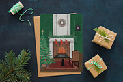 Cozy Christmas, an Illustration by Volha (Thumbnail 3 of 4)