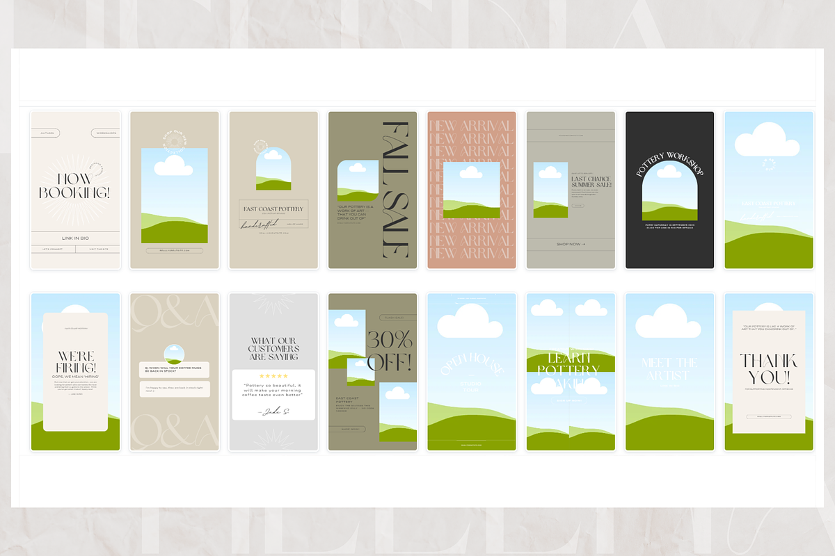 Helena | Canva Instagram Templates, a Social Media Template by Feather & Sage Design (Photo 9 of 10)