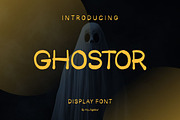 Ghostor - Display Font, a Script Font by Ary_ngeblur (Thumbnail 1 of 5)