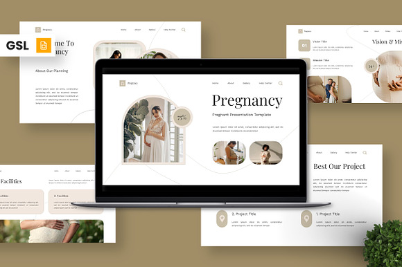 Pregnancy - Pregnant Google Slide preview 7