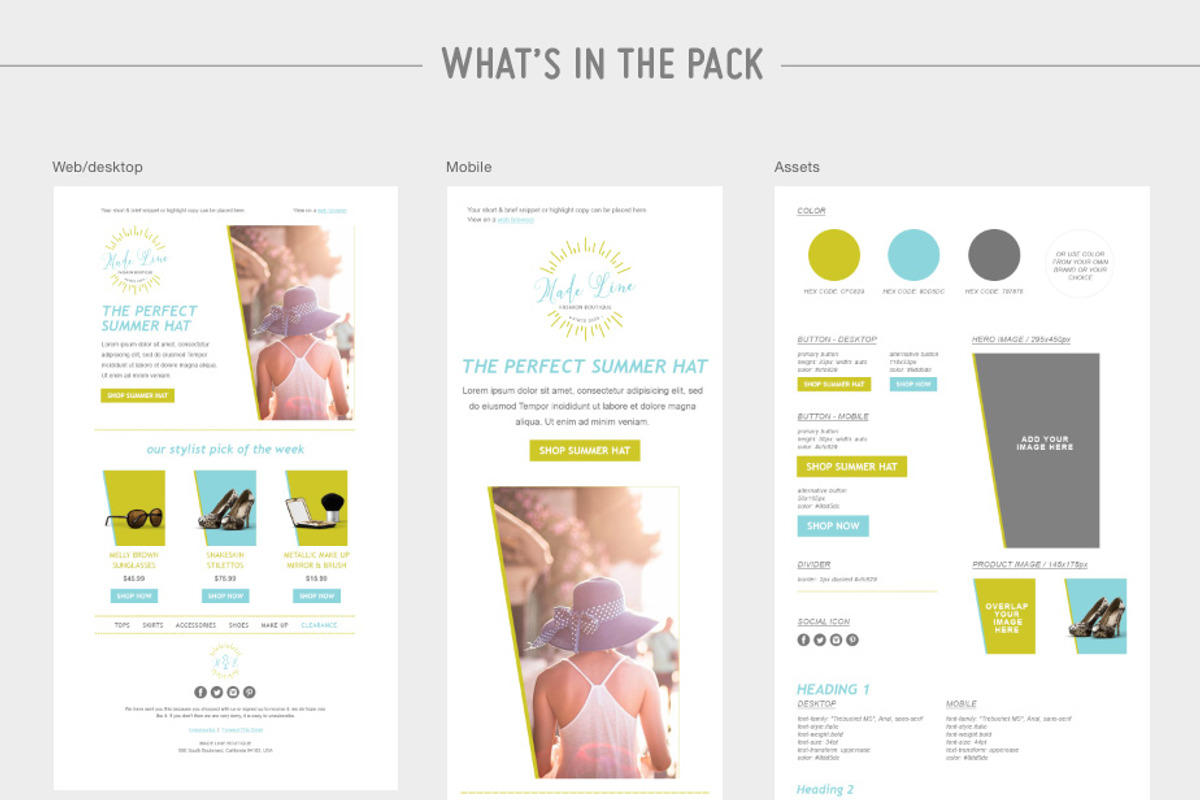 Madeline E-commerce Email Template, an Email Template by theBrandLab.io (Photo 3 of 3)