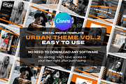Urban Social Media Template - Canva, a Social Media Template by Pen of God Studio (Thumbnail 2 of 3)