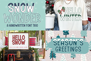 Holiday Handwritten Font Bundle