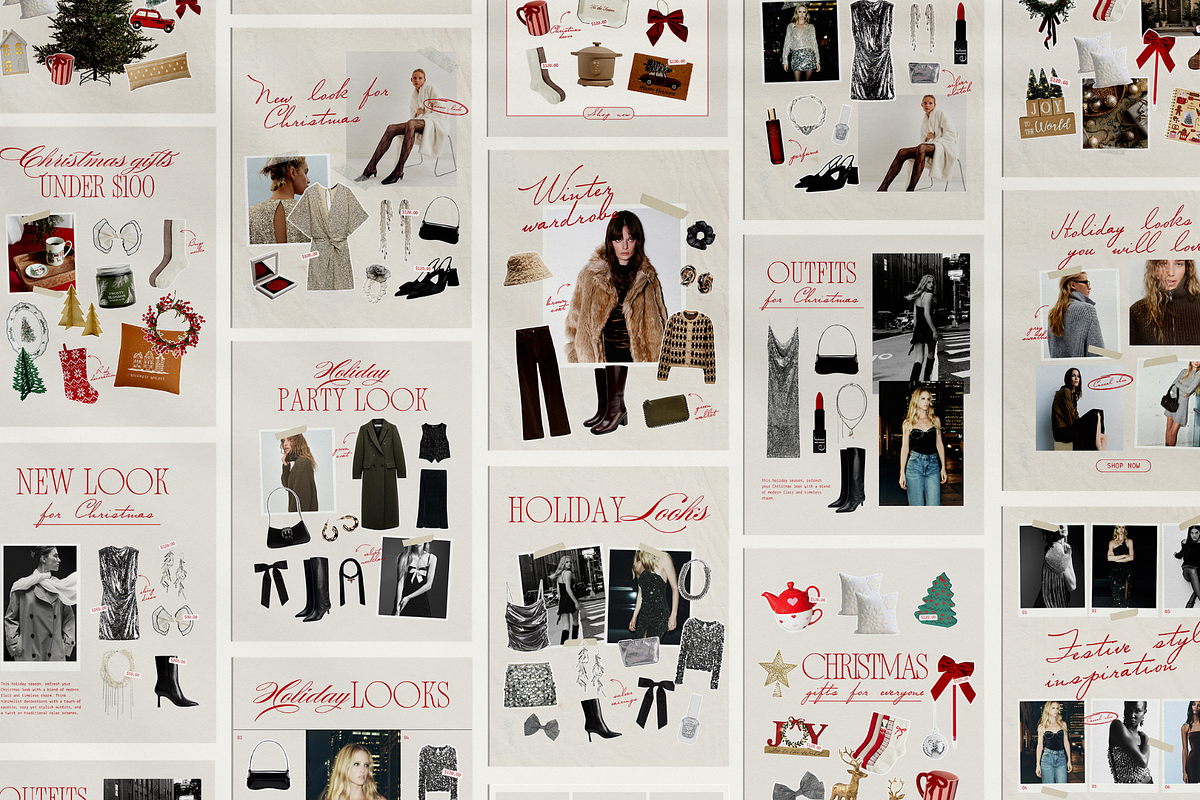 40 Christmas LTK Canva Template, a Social Media Template by Amaré Creative (Photo 2 of 7)