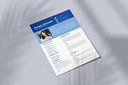Resume | Photoshop & Illustrator, a Resume Template by Graphic Fabrica (Thumbnail 2 of 3)