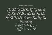 Oakfield Script, a Script Font by Xelo Graph (Thumbnail 7 of 7)
