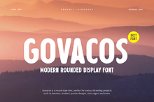 Govacos - Round Font