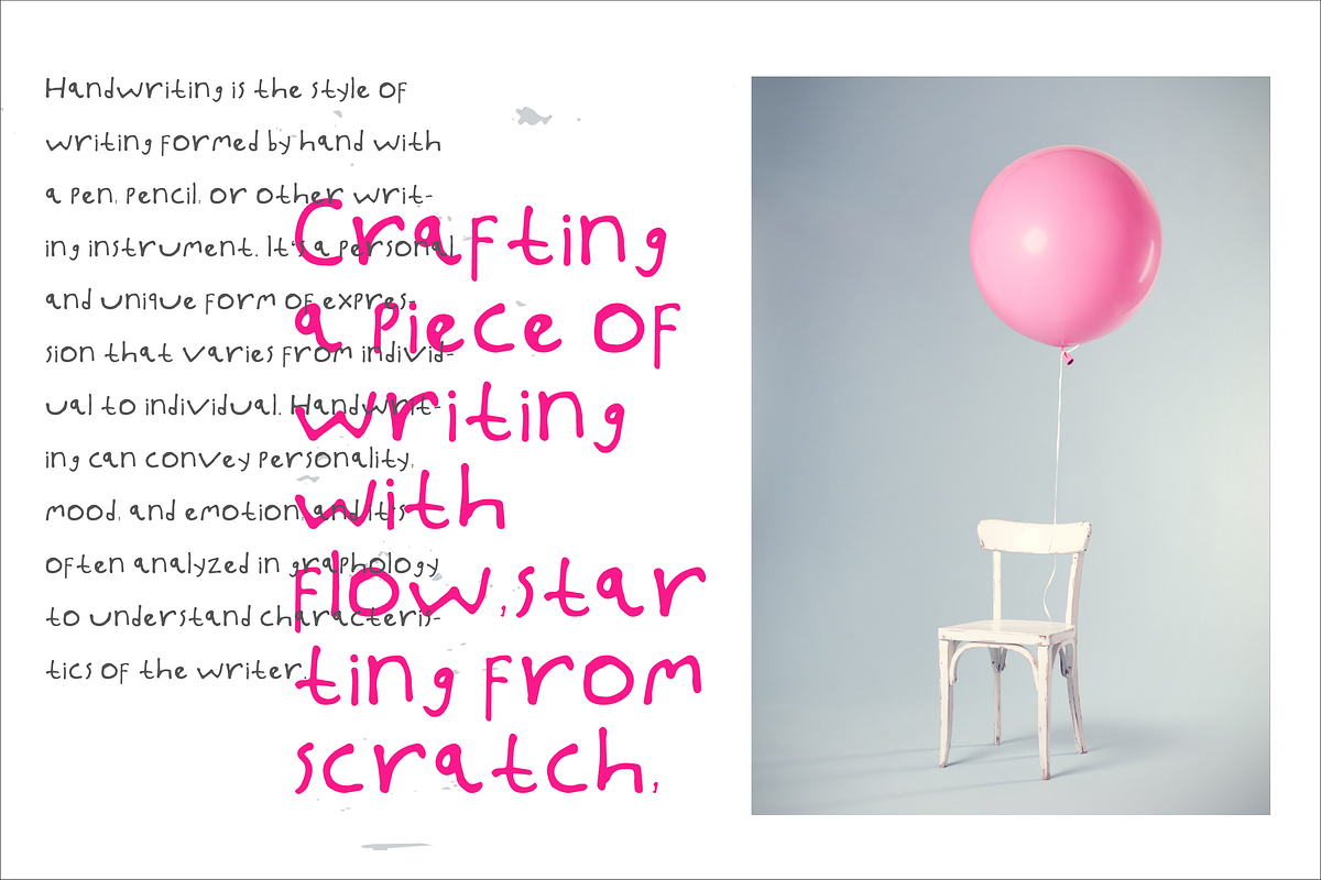 Evtsy, a Handwritten Font by baurstudio (Photo 2 of 6)