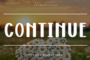 Continue, a Script Font by FreshTypeINK (Thumbnail 1 of 8)