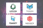 Futuristic & Geometric Logos Bundle, a Branding & Logo Template by AN Productions (Thumbnail 32 of 47)