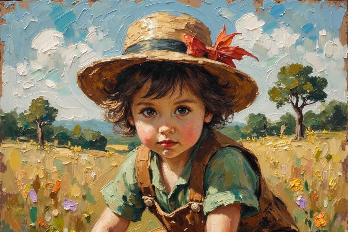 Baby Empress Bundle Oil Painting, a Person Illustration by PLUM&FIGS (Photo 1 of 13)