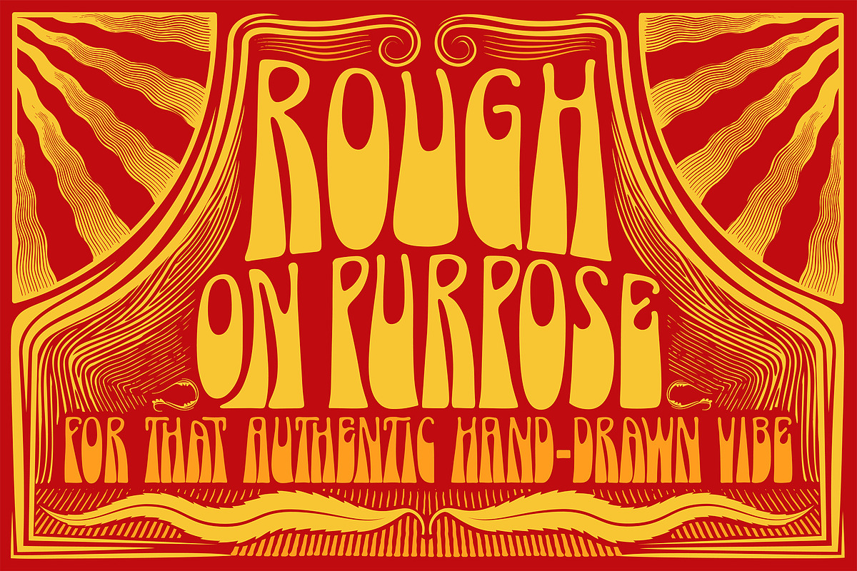 Psychedelic Xylophones Font, a Font by Mysterylab Designs (Photo 3 of 9)