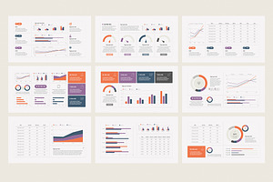 KPI Dashboard Kit Keynote Templates