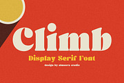 Climb - Display Serif Font, a Serif Font by Almeera Std (Thumbnail 1 of 8)