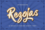 Rezojas - Bold Script Font, a Script Font by StringLabs (Thumbnail 1 of 13)