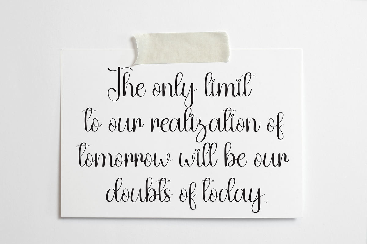 Babycute | Script Font, a Handwritten Font by Scratchones (Photo 5 of 9)
