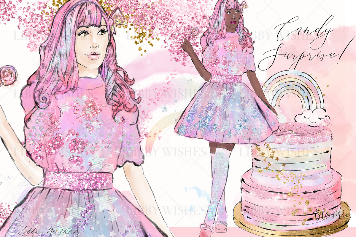 Sweet cafe Watercolour illustrations, an Illustration by Libby Wishes (Photo 8 of 13)