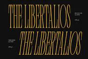 Libertalios - Super Condensed Serif, a Serif Font by Typia Nesia (Thumbnail 2 of 10)