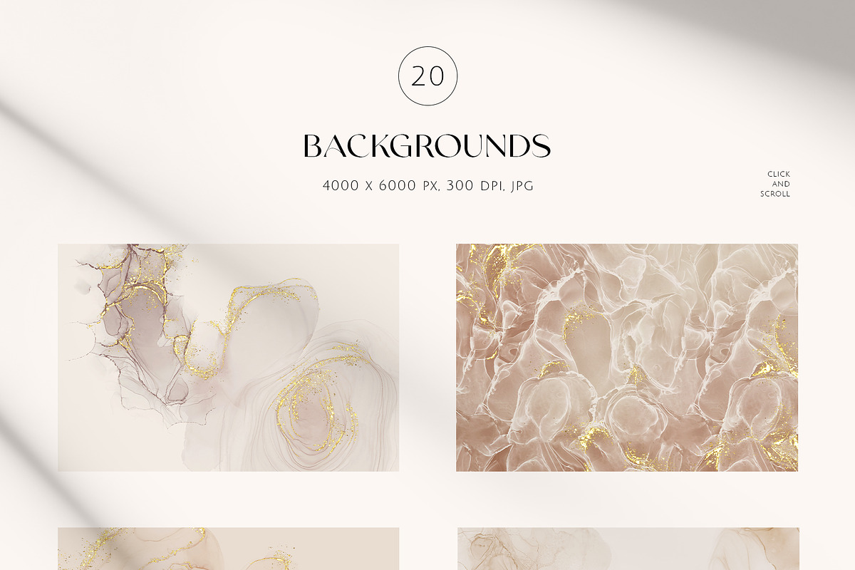 NUDE alcohol ink backgrounds, a Background Graphic by Yuliia Lashevska (Photo 8 of 15)