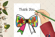 Christmas Colorful Bow Png, an Illustration by Creative Art (Thumbnail 6 of 6)