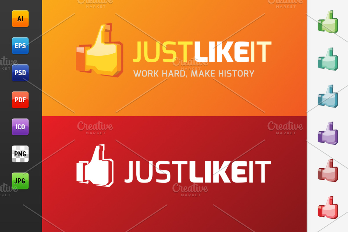 Just Like It Logo, a Branding & Logo Template by Web Design Label (Photo 2 of 5)