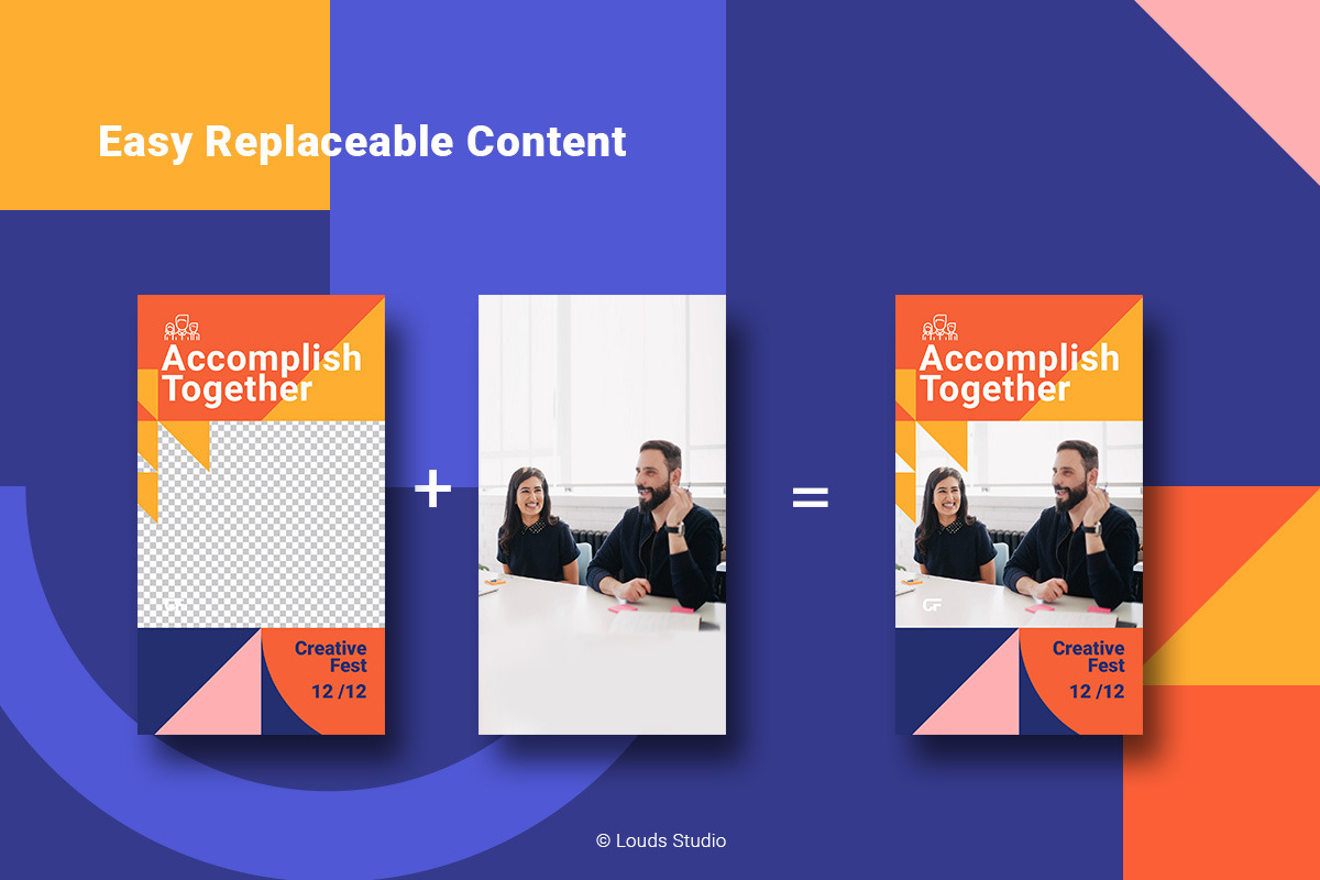 Creative Event Instagram Stories, a Social Media Template by Louds Studio (Photo 6 of 6)
