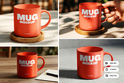 High Resolution Mug Mockup, a Cups & Container Mockup by Nathatype (Thumbnail 1 of 9)