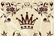 Collect Grunge Floral Frames, a Pattern Graphic by TAlex (Thumbnail 3 of 7)