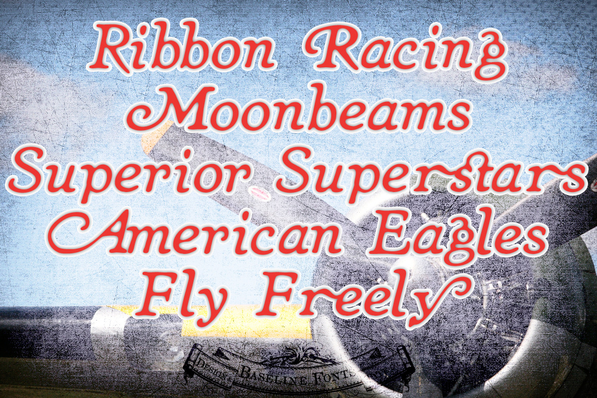 Thin Italic Heirloom Artcraft, a Serif Font by Baseline Fonts (Photo 3 of 4)