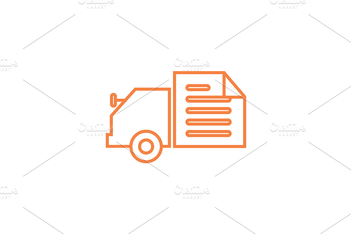 20 Logo Truck Templates Bundle, a Branding & Logo Template by Friendesigns (Photo 20 of 21)