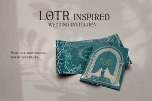 LOTR Inspired Wedding Templates