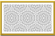 Flower geometric pattern with dots, a Decorative Illustration by RODINA (Thumbnail 2 of 3)