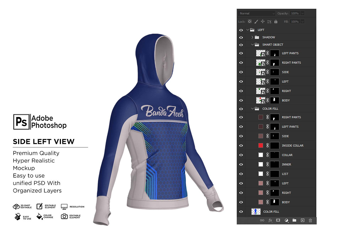 High Running Jersey Hood Mockup, a Shirt Mockup by Nanggroe Scripting (Photo 9 of 9)