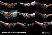 Robot and human handshake. 25 images, a Technology Illustration by Handmadefont (Thumbnail 8 of 10)