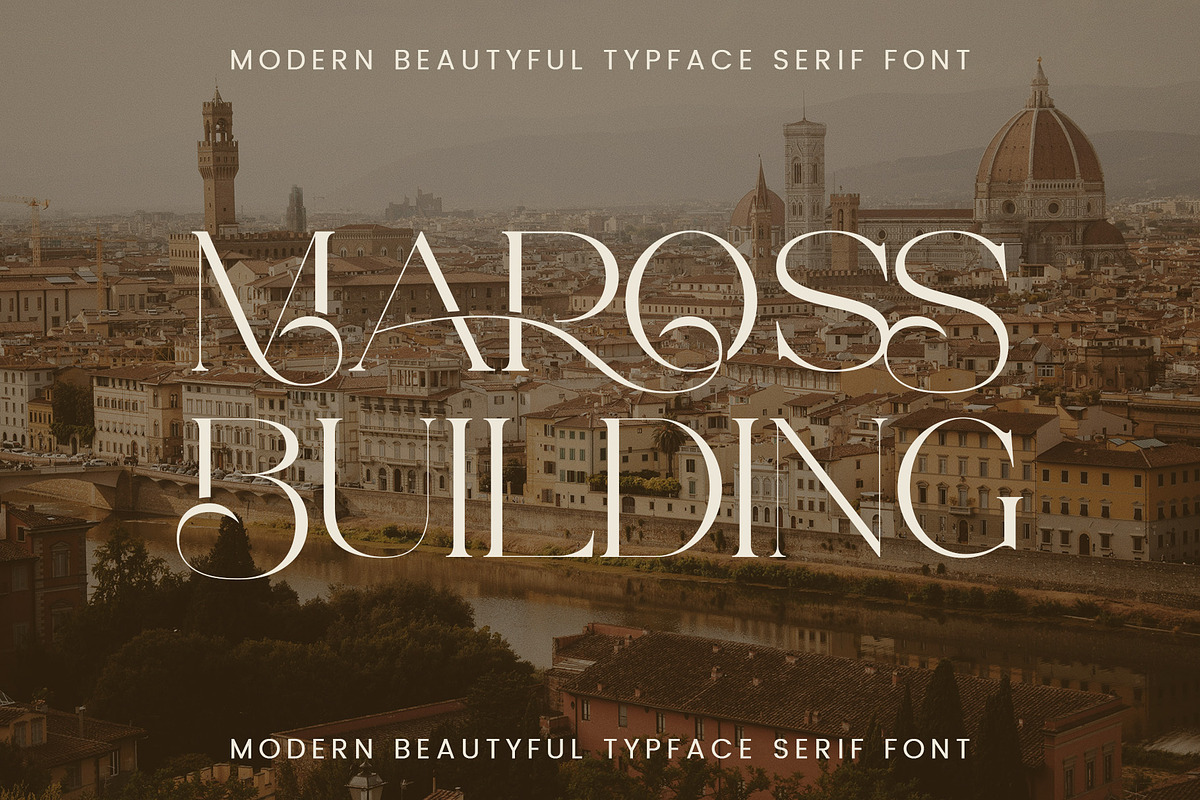 Saroe - Elegant Serif Font, a Serif Font by Aqeel_Art (Photo 3 of 13)