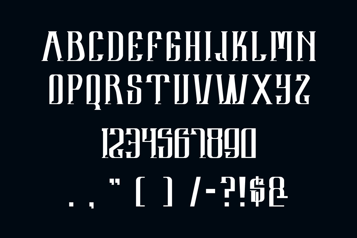 Croack Serif Display Font, a Serif Font by IHDSTD (Photo 5 of 5)