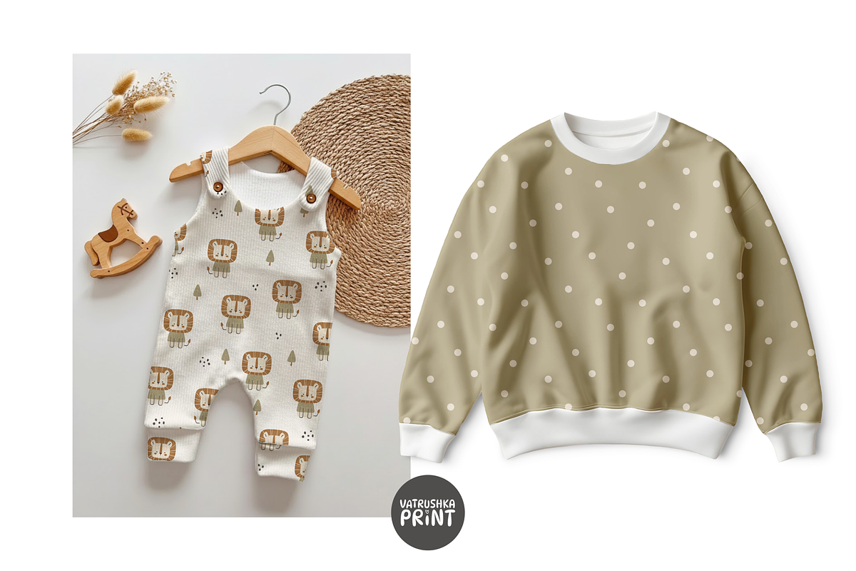 Fabric pattern for kids textile, a Pattern Graphic by vatrushkaprint_store (Photo 4 of 4)
